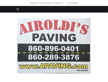 Tablet Screenshot of apaving.com